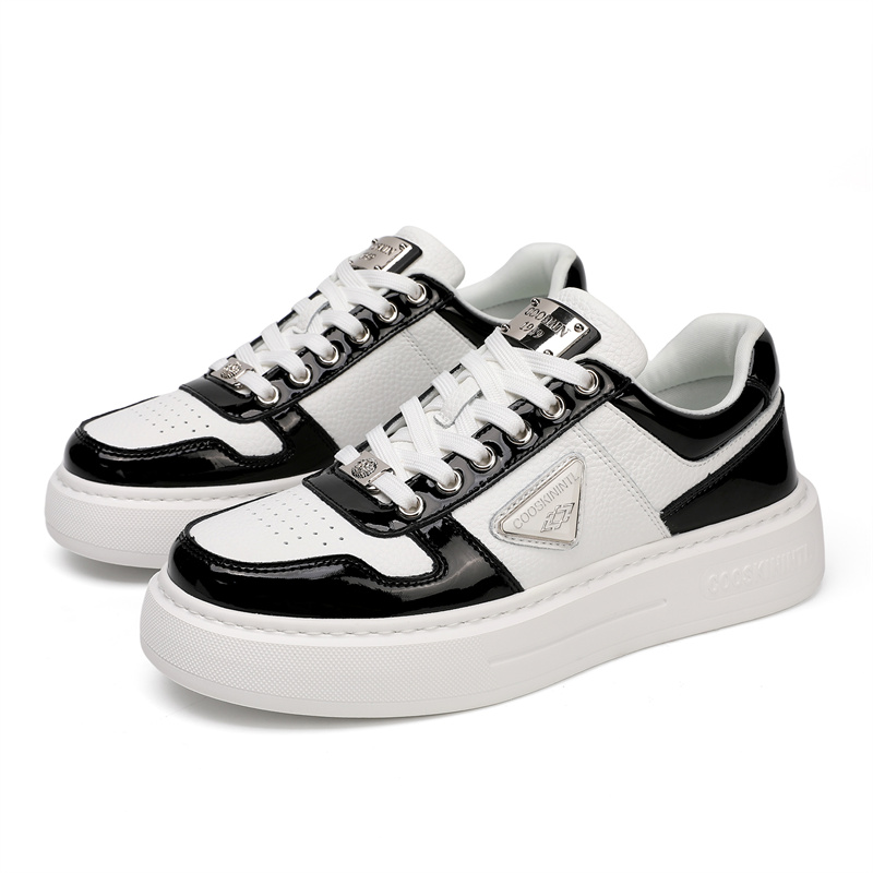 Shoes designer Lace up Thick Sole Flat Casual Shoes Mixed Color Patchwork Sneakers Daily vacation Walking Shoes Unisex CSLT
