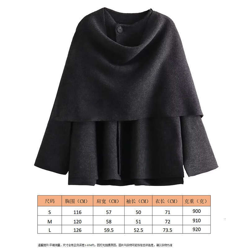 Style Women's Autumn New Asymmetric Scarf Short Loose Knit Coat Jacket B5