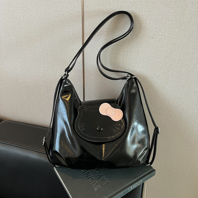 designer Korean Style INS Casual Versatile Tote Bag for Women 2025 New Trendy Fashion Shoulder Bag Large Capacity Simple Backpack