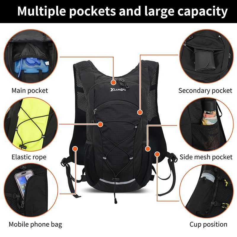 Hiking Backpack Hydration Vest Running Bag Outdoor Climbing Cycling Bicycle Rucksack Sports Water Bladder Inner Bladder Knapsack W250603