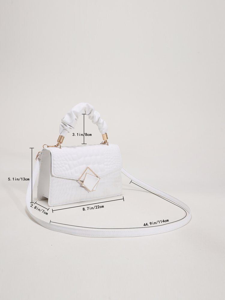 New Style Bag for Women 2025 New Simple Ladies Bag Solid Color Crossbody Bag Pleated Handbag Shoulder Bag Stone Pattern Small Square Bag New Free Deli