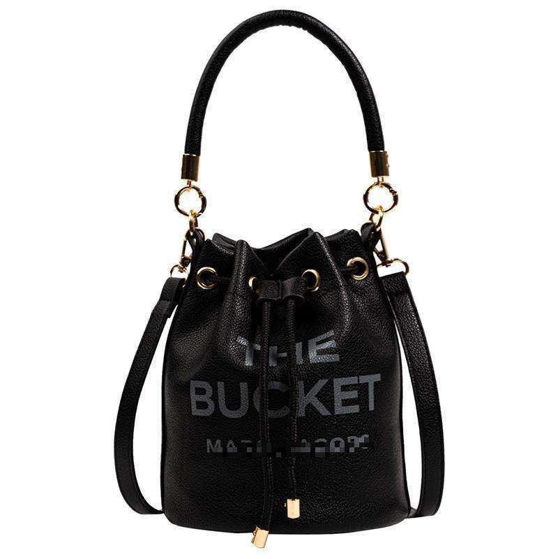 New High-End Bucket Fashion For Women, Versatile Exquisite Handbag, Shoulder And Crossbody Large Capacity Commuter Bag