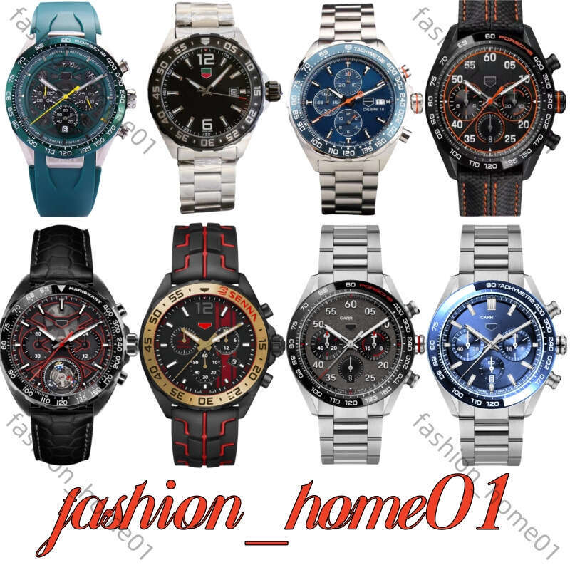 Tagity Heuerer Watch Carrerra Watches Luxury Mens Designer F1 Watch Man Watch Woman Watch High Quality Chronograph Japan Quartz Mechanical Automatic Watch Box 64e