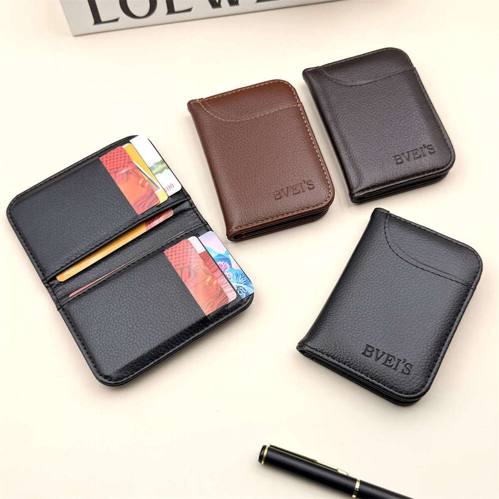 New Holder Bank Clip Credit Card Case Men's Hot Selling Ultra-thin Multifunctional Wallet