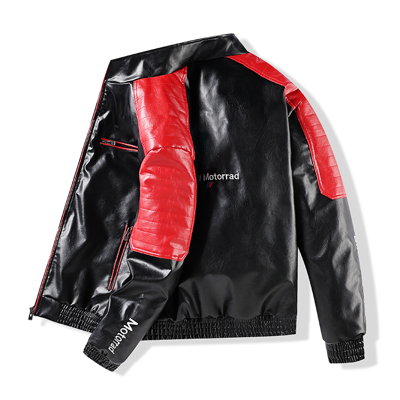 Leather jacket, light luxury style, new outerwear, men's and women's leather jackets, high-end and trendy top, loose fit