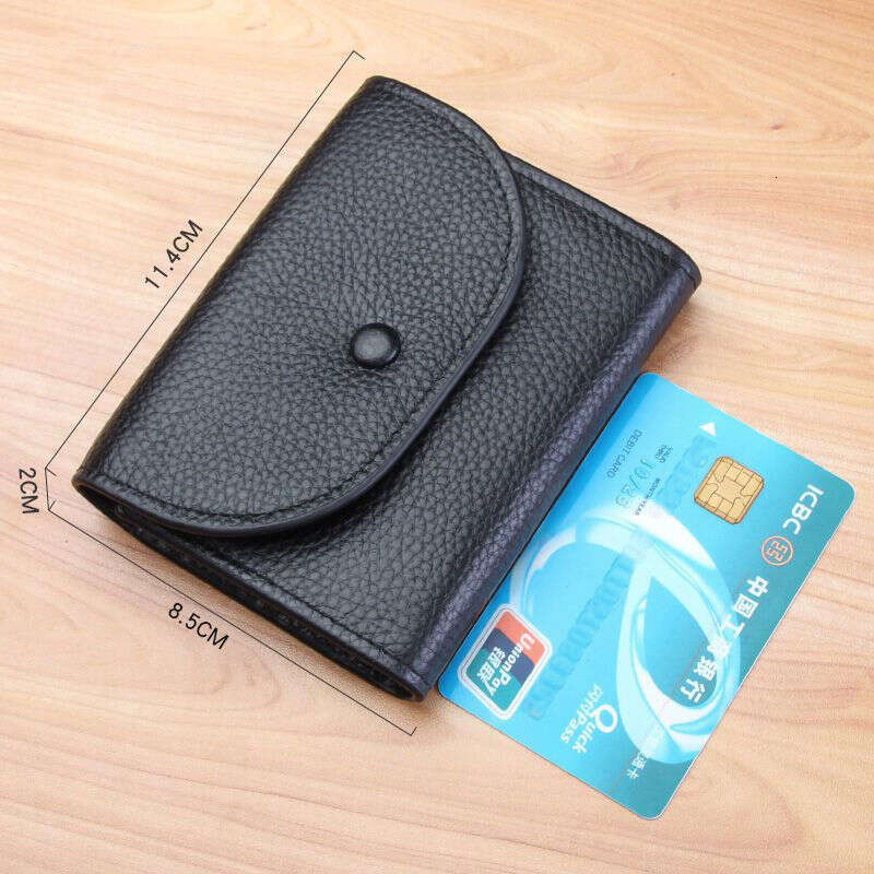 Ultra-thin Purse Men's Mini Simple Small Wallet Women's Card Holder Coin Bag 2025 New Model