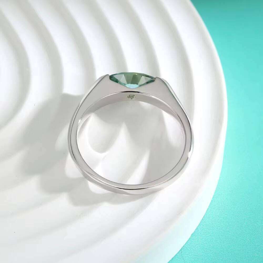 DHcollections High Quality 1ct 5*10mm Marquise Cut Moissanite Dia Wedding Ring Sterling Sier for Women Making Jewelry