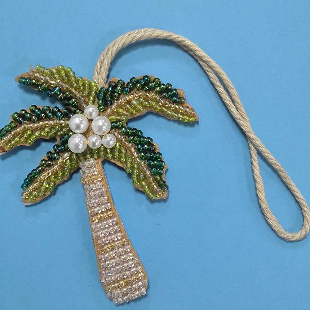 Handmade Beaded Animal/Plant Bag Charm Couple Pendant Purse/Handbag/Backpack/Wallet Hanging Decoration Keyring Accessories W250604