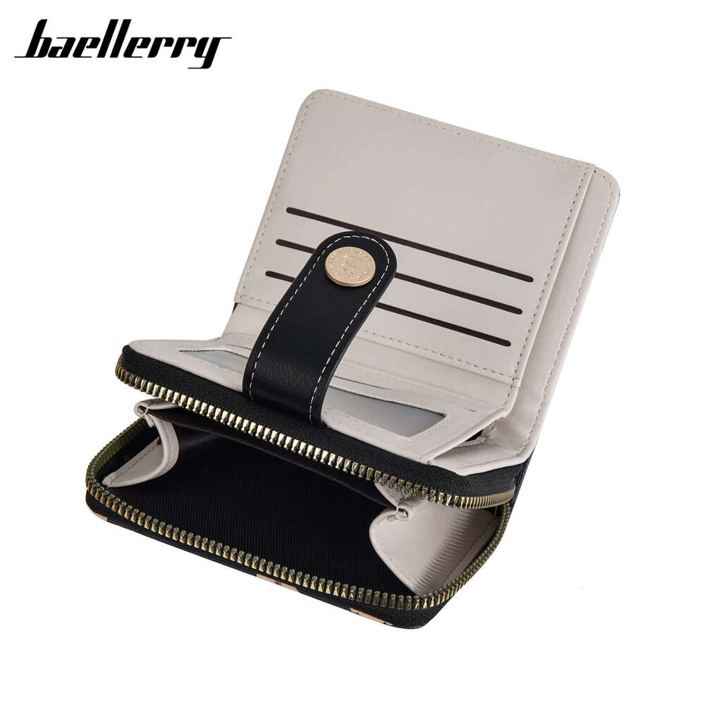 New Women's Short Wallet Baellerry Korean Version Cartoon Bear Pattern High-end Small Coin Purse