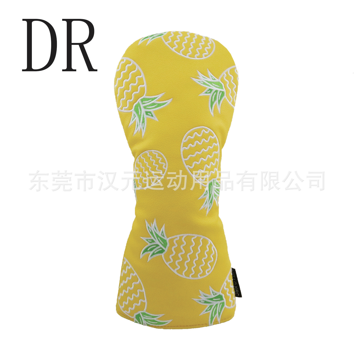 Soft PU Leather Flamingo Printing Golf Club Headcover 3pcs Set Option Driver Fairway Wood Hybrid Covers 241220