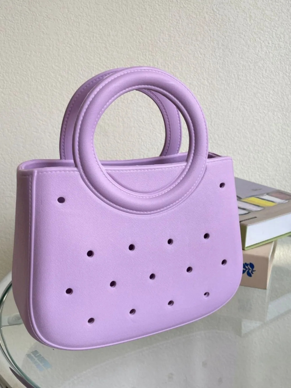 Waterproof Beach Bag Leisure DIY Colorful Fashion Handbags Sandproof Anti-slip Handle EVA Handbags Travel Toiletry Storage Bags 250603