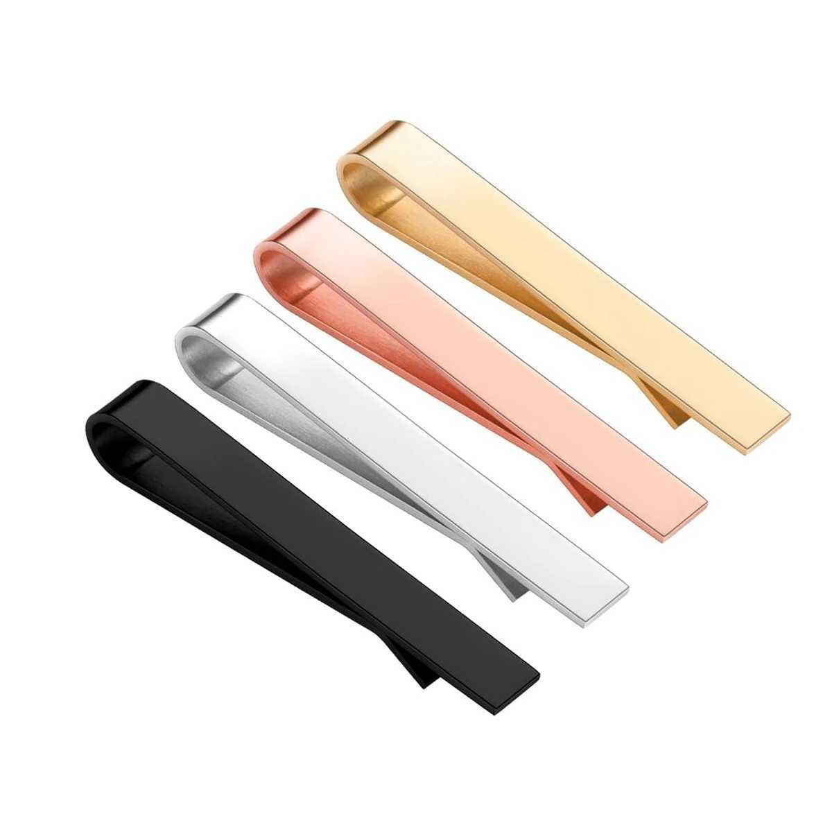 3Pcs Stainless Steel Tie Clips Men-Skinny Tie Bar for Wedding Anniversary Business and Best Gift for Dad Husband Brother W250604