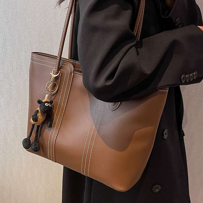 Korean Style Large for Women 2025 New Fashion Autumn Winter Casual Versatile Shoulder High-end Commuter Tote Bag