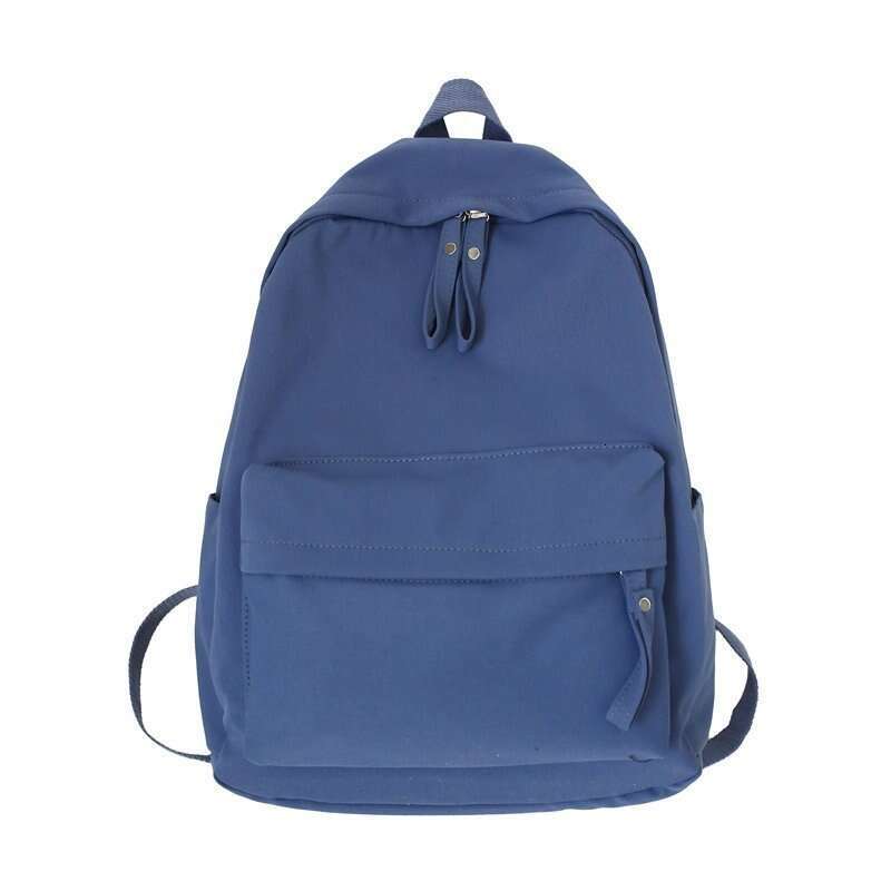 Muji Backpack for Middle Girls, Korean Version, Harajuku Ulzzang Style, College Student Backpack, High School Large Capacity Ins Style Double Shoulder