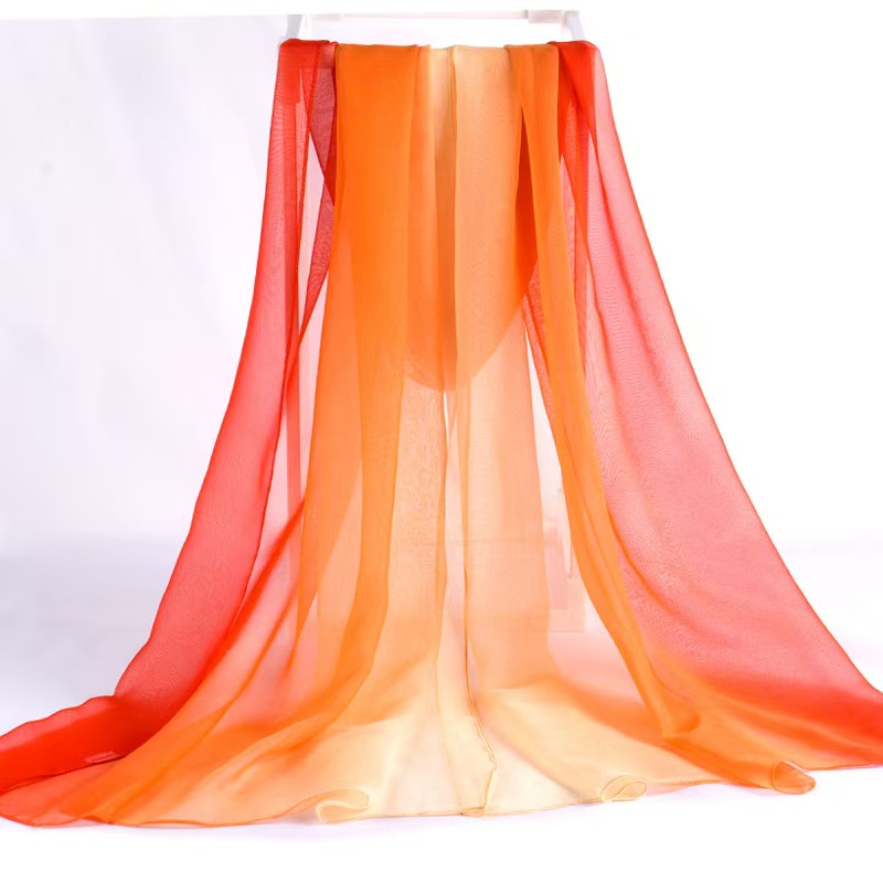 T880 scarf body scarf female spring and autumn color thin long super large scarf summer shawl sunscreen dance scarf female