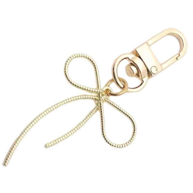Bows Keychain Butterfly Knot Pendant Keyring Stylish Mobile Phone Accessory M250604