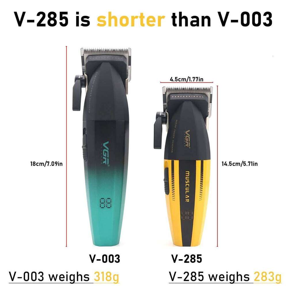 VGR Professional Adjustable Haircut Hine 9000Rpm Clipper Cordless Trimmer Electric Hair Clippers Men V-285