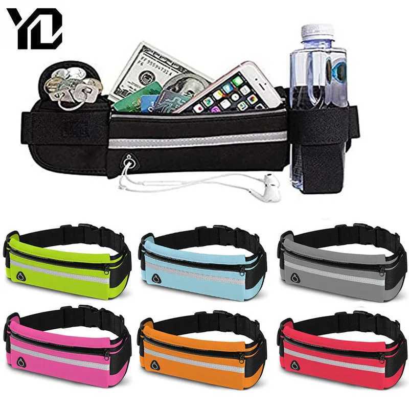 Waterproof Run Waist Belt Bag Men Women Sports Bag Cycling Running Gym Belt Bag Male Waist Bag Sports Fanny Pack Jogging Bag W250604