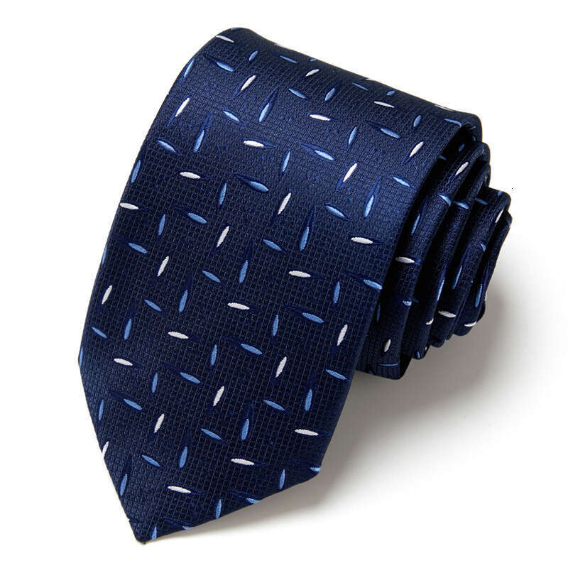Men's Professional Business Tie High-Quality Hand-Knit Poly-Silk for Interviews & More