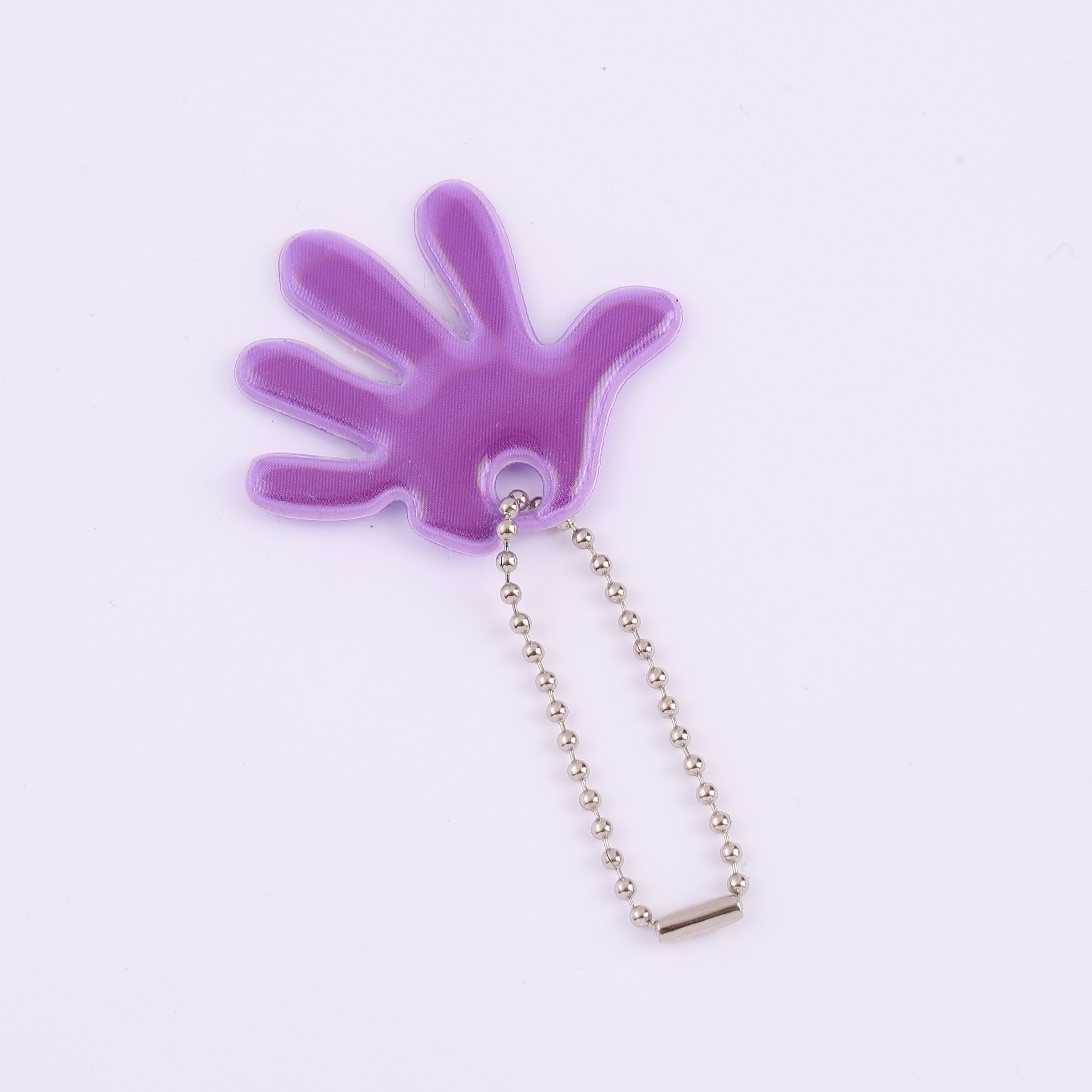 Minimalist Design Hand Shape Backlighting Keychain Perfect for Safe Outdoor Activities at Nighttime, Customizable Wholesale Options