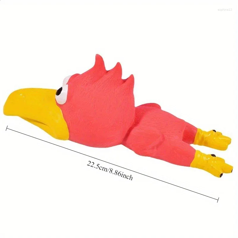 Squeaky Chewy Bird Pet Toy Interactive Canine Natural Latex Bird-Shaped Plaything Chew Dog Puppy Toy 2pcs/Pack