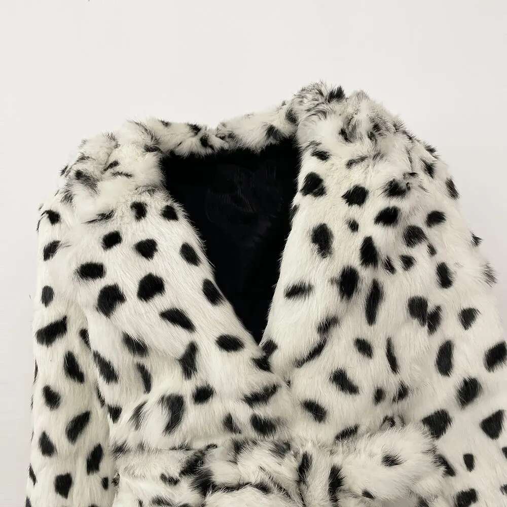 MENINA 2025 Real Natural Rabbit Fur Short Coat Leopard Belt Winter Jacket Women Thick Warm Elegant Outerwear Streetwear Fashion