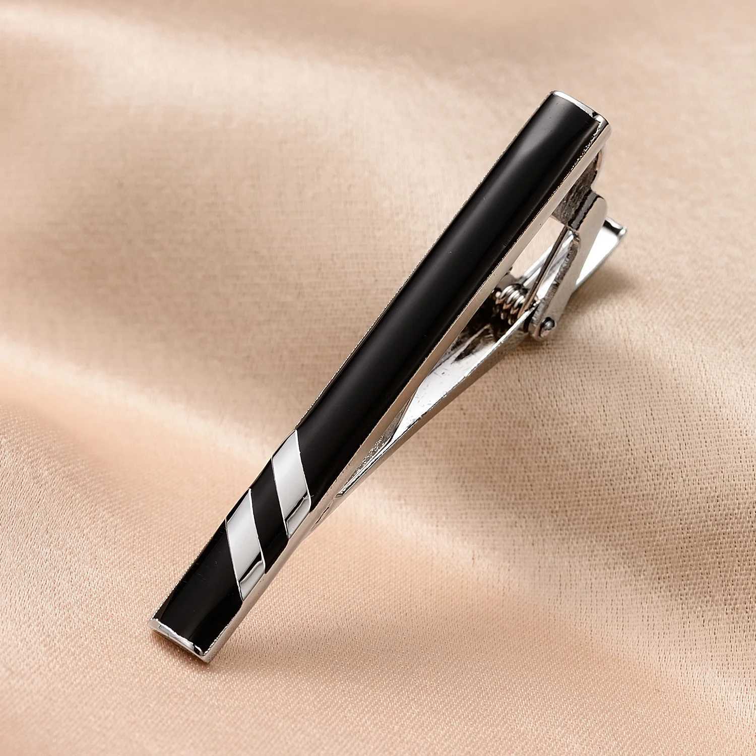 Tie Clip For Men Business Party Minimalist Tie Clips And Cufflinks To Man Shirt Gift Box Jewelry Mens Cuff Man Fashion Lawyer W250604