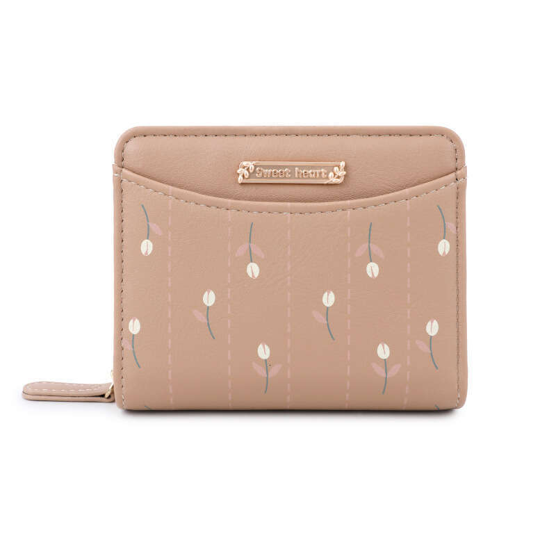 New Women's Short Wallet Floral Multi-Card Slot Mini Coin Purse Storage Bag