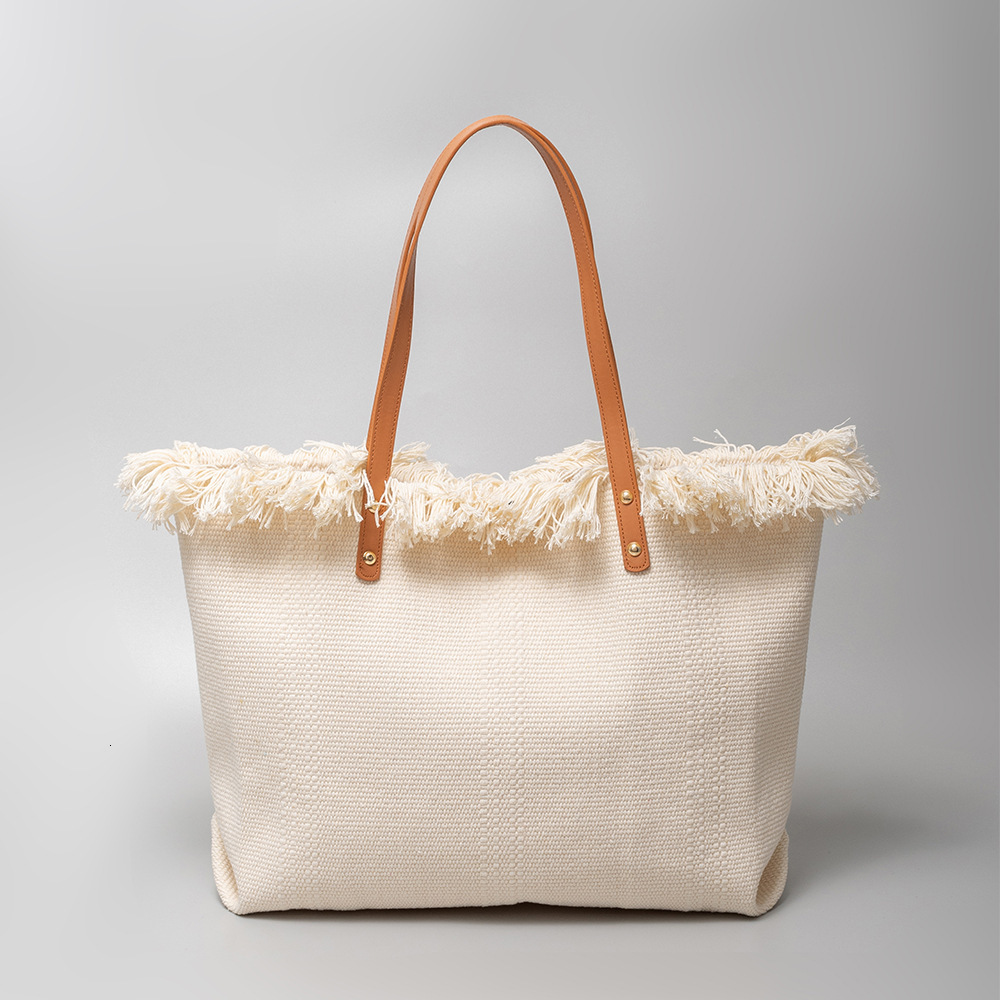 Cross border fashion large capacity canvas handbag women s shoulder bag new beach fashion bag designer women s fashionable crossbody bag