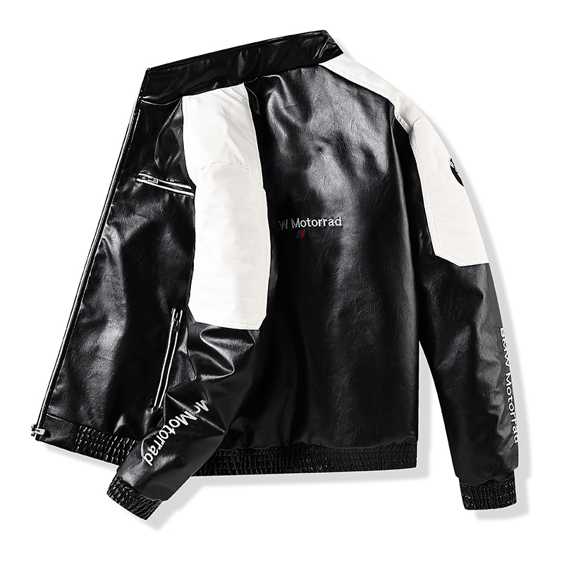 Leather jacket, light luxury style, new outerwear, men's and women's leather jackets, high-end and trendy top, loose fit