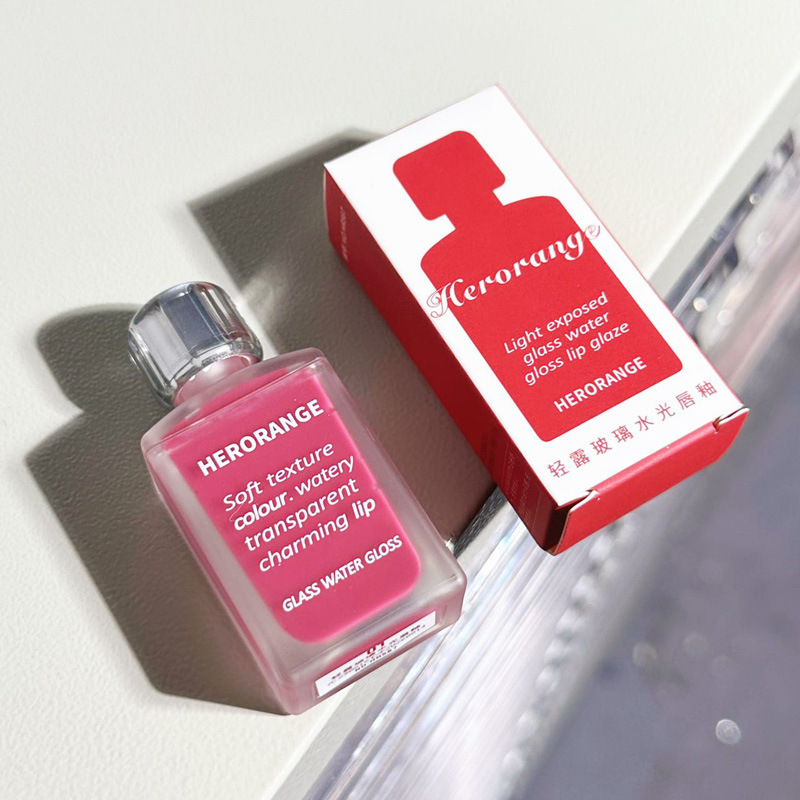 HERORANGE Juice Water Glow Mirror Lipstick Light And Moisturizing Hydrating Glass Lip Tint