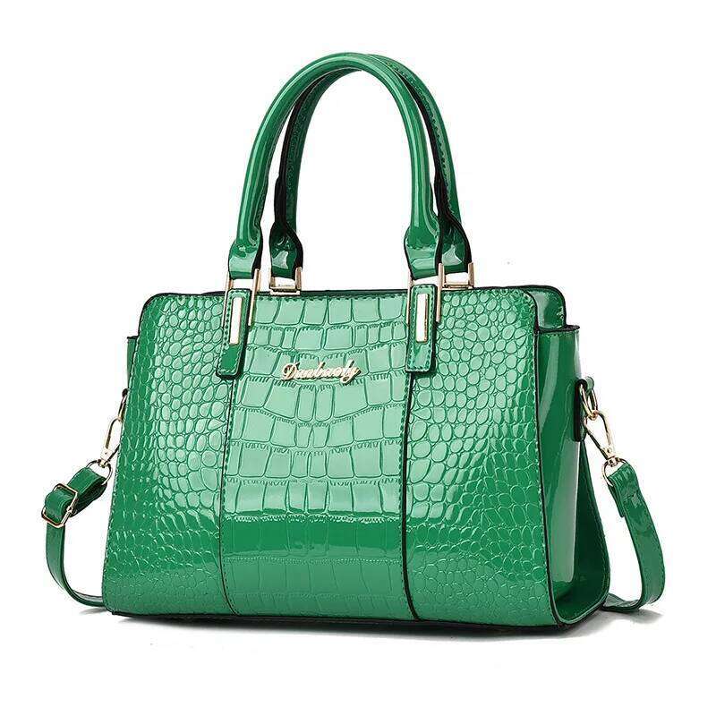 Women's Bags Designer Pattern PU Tote | Large Size Women Shoulder Bag With Zipper Pocket (6 Colors) Fashionable Daily Handbag