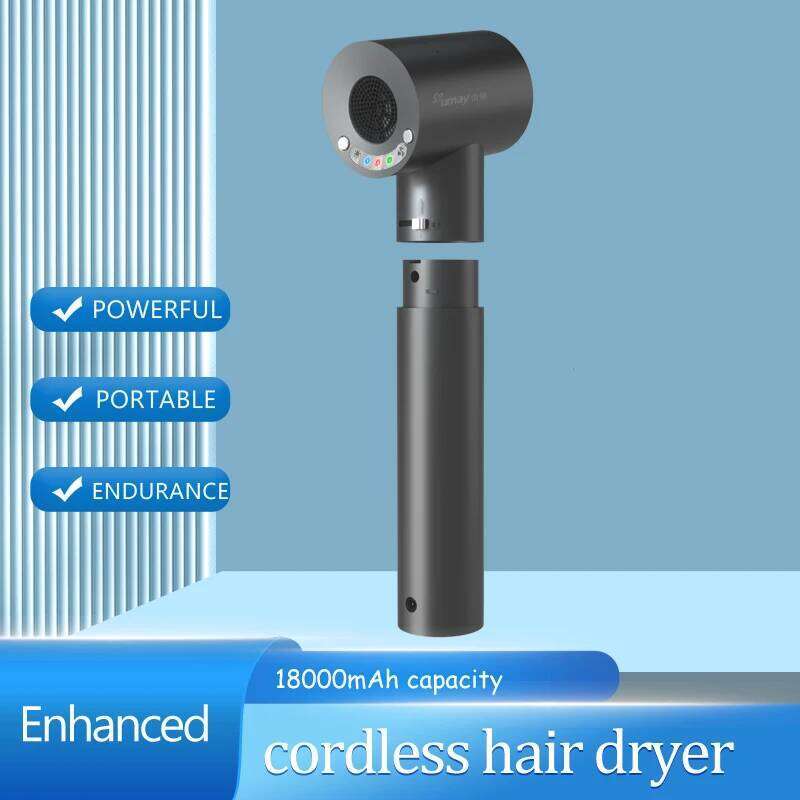 Wireless Portable Hair Dryer With Hot And Cold Wind Switch Rechargeable Battery USB Charger For Home Travel Pet Baby Equipment