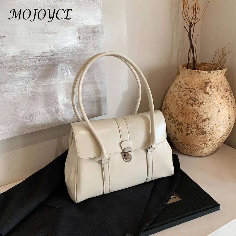 Women's Bags Designer Women Retro Tote Handbag Large Capacity Casual Shoulder PU Leather Simple Flap Travel Shopping Work Date Bag