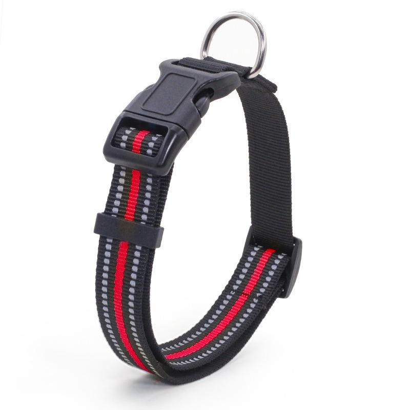 Chew Proof Dog Leash with Steel Wire Core and Reflective Nylon Handle for Medium Large Dogs - 1.2m / 1.5m