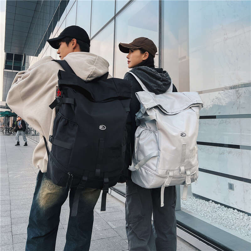 Large Capacity Men's Functional Backpack for Outdoor Hiking, Travel, Sports, Basketball, Students, and School Use