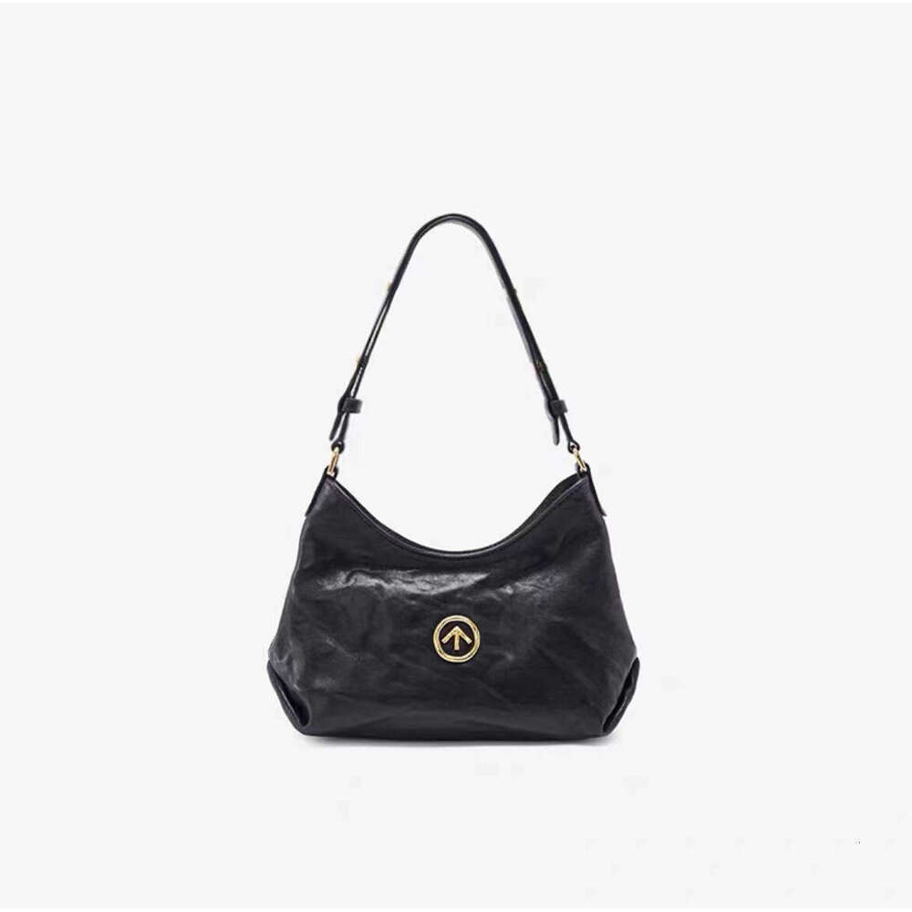 Women's Bags Designer Women's Bags Designer Yang Yi Same Style Grotto Hobo Vegetable Tanned Sheepskin Underarm Shoulder Crossbody Tote Bag