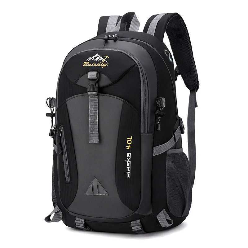 Unisex Hiking Backpack 2024 New Women and Men Outdoor Mountaineering Bag Large Capacity Travel Camping Storage Bags W250603