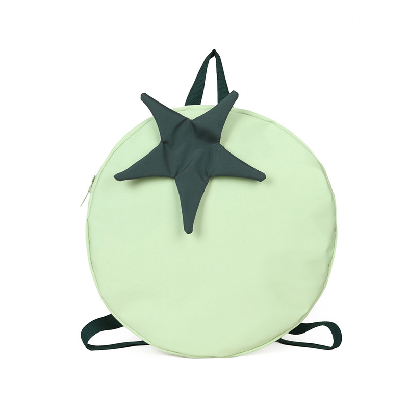 Free Shipping New Style Personality Cute Backpack Versatile Niche Design Designer Bag Outdoors Fruit Tomato Backpack For Middle And High School Studen