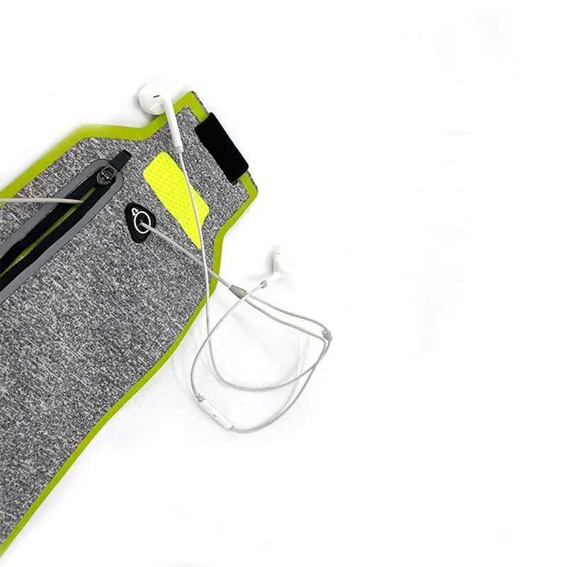 Professional Sport Running Waist Belt with Hidden Pouch Mobile Phone Holder Gym Fitness Running Belt Waist Pack for Men and Women W250604