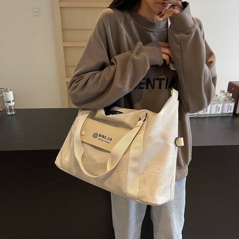 Fashion Fresh Stylish Multi-pocket Handheld Travel Dry Wet Separation Sports Fiess Bag with Trolley Handle