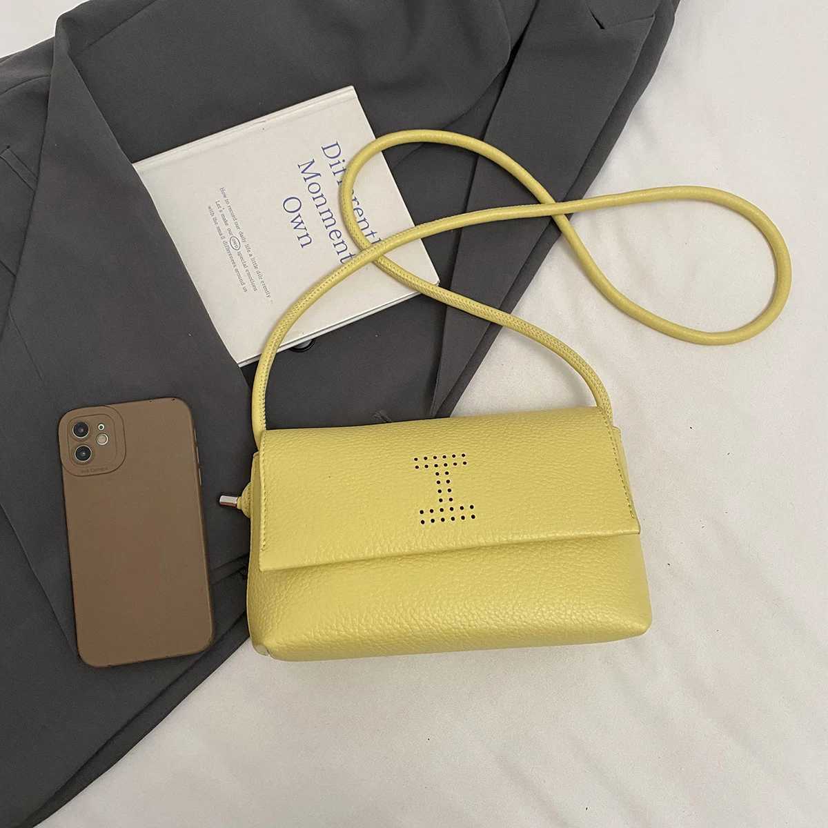 New Simple And Elegant Crossbody Bag Fashionable Single-Shoulder Bag With Texture Commuting Crossbody Bag XJ250604