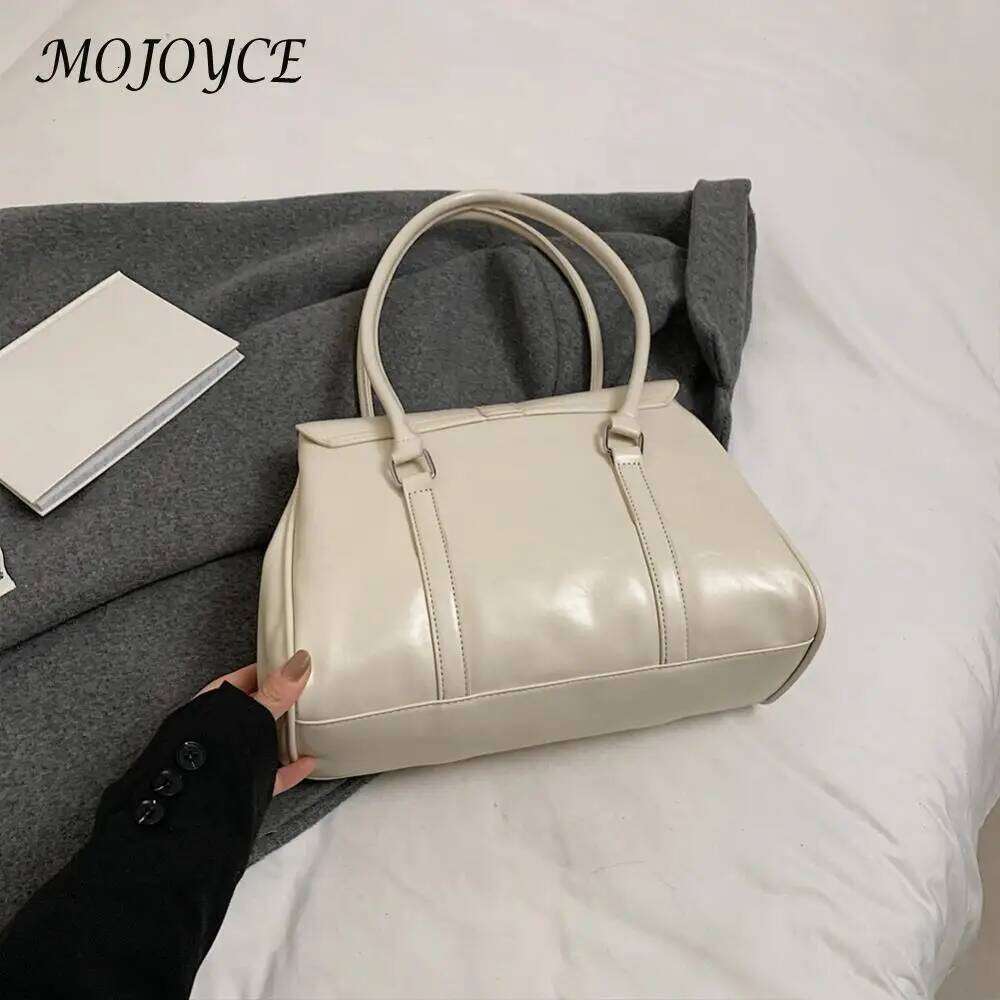 Women's Bags Designer Women Retro Tote Handbag Large Capacity Casual Shoulder PU Leather Simple Flap Travel Shopping Work Date Bag