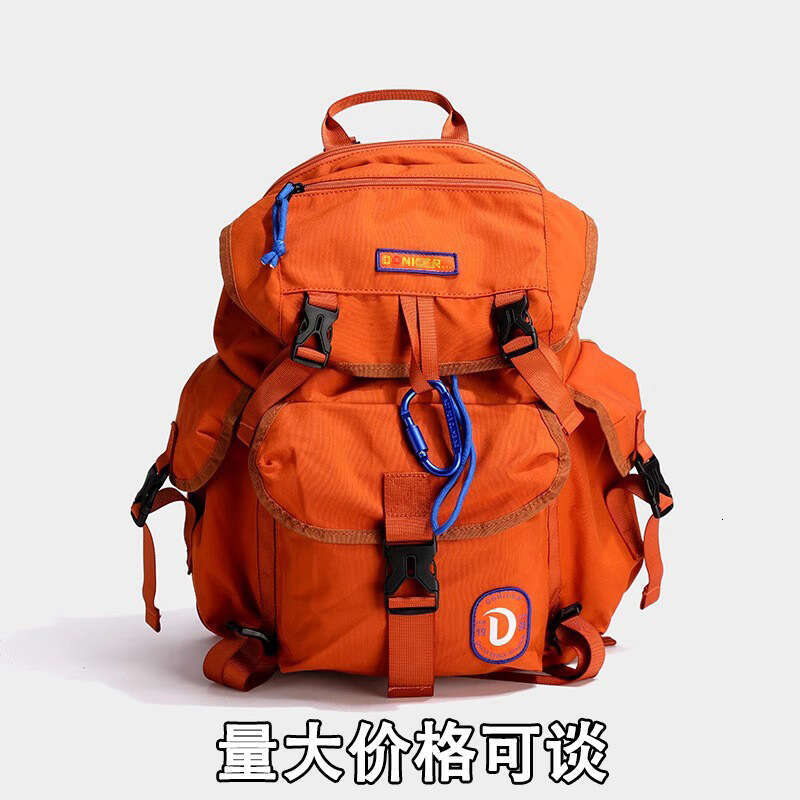 Mountaineering Niche Design Trendy Outdoor Travel Waterproof Hiking Backpack Double Shoulder Women's School Bag Large Capacity Negotiable