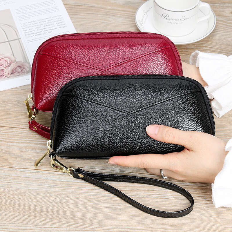 New Long Wallet Fashion Large Capacity Clutch Coin Purse Phone Zipper Handheld Small Women's Bag