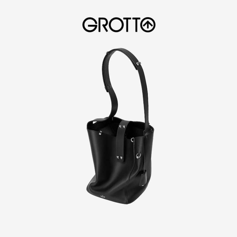 Women's Bags Designer Women's Bags Designer GROTTO New Bucket Silhouette Casual Shoulder Handbag Crossbody Large Capacity Commuter Women