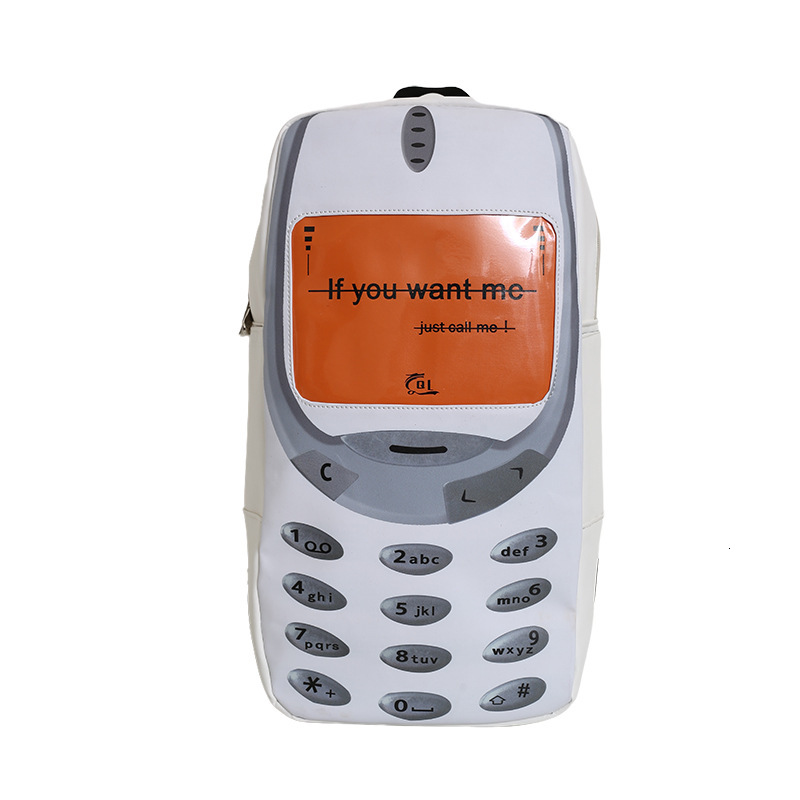 2025 New Style Personality Funny Phone Backpack Casual Versatile Large Capacity Outdoors Student School Bag Designer Bag Travel Backpack Free Shipping