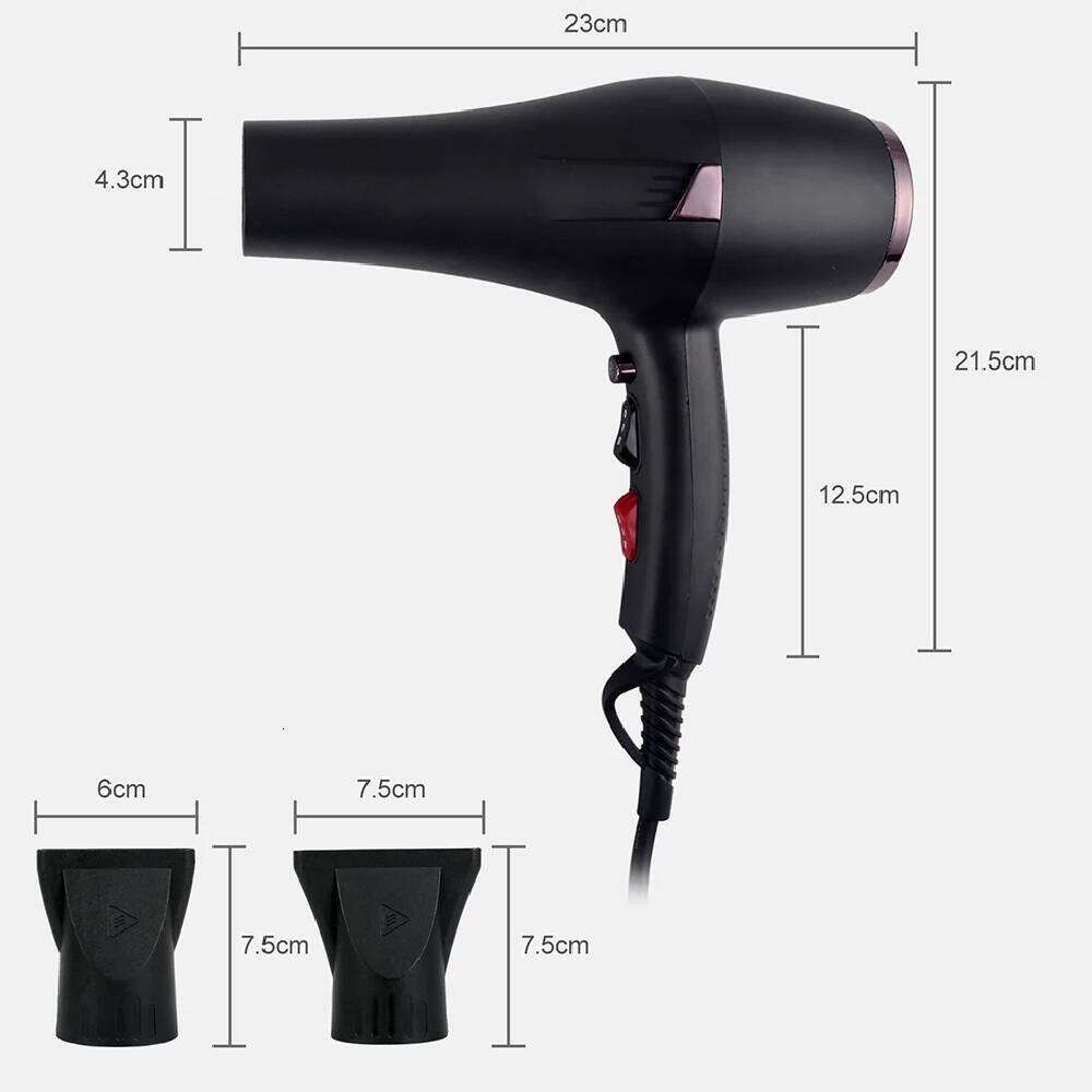 2400W Professional Dryer Hot Cold Wind Blow Dryer Hairdryer For Hair Salon For Household Use