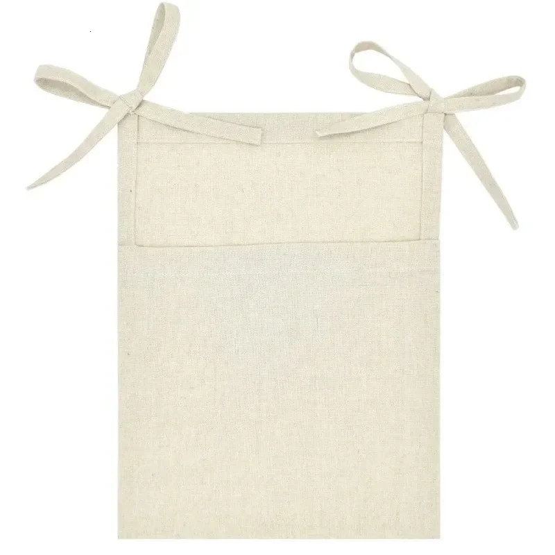 Baby Bed Hanging Storage Bags Cotton born Crib Organizer Toy Diaper Pocket for Bedding Accessories Nappy Store y250517z