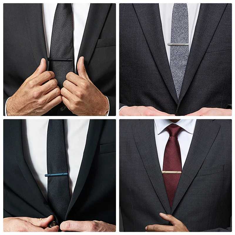 Minimalist Tie Clip For Men Tie Clip To Man Shirt Business Party Gift Box Jewelry Mens Cuff Luxury Man Fashion Cufflinks Lawyer W250604